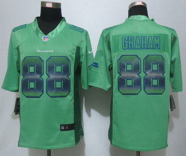 2015 New Seattle Seahawks #88 Jimmy Graham Green Strobe Limited Jersey 2015 New Seattle Seahawks #88 Jimmy Graham Green Strobe Limited Jersey