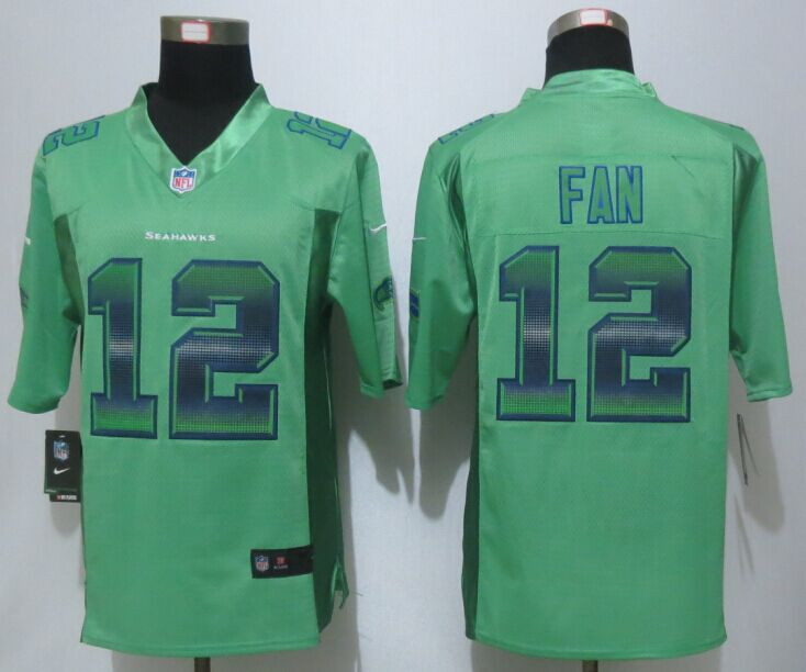 2015 New Seattle Seahawks 12 Fan Green Strobe Limited Jersey 2015 New Seattle Seahawks 12 Fan Green Strobe Limited Jersey