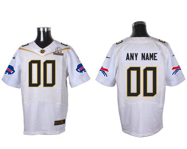 Nike NFL Buffalo Bills 2016 PRO BOWL White Men's Stitched Elite Customized Jersey