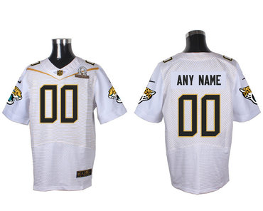 Nike NFL Jacksonville Jaguars 2016 PRO BOWL White Men's Stitched Elite Customized Jersey Nike NFL Jacksonville Jaguars 2016 PRO BOWL White Men's Stitched Elite Customized Jersey