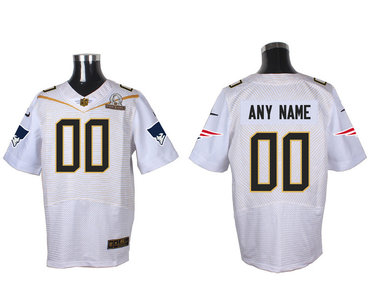 2016 Nike NFL New England Patriots PRO BOWL White Elite Jersey