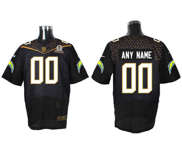Nike NFL San Diego Chargers 2016 PRO BOWL Black Men's Stitched Elite Customized Jersey Nike NFL San Diego Chargers 2016 PRO BOWL Black Men's Stitched Elite Customized Jersey