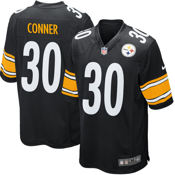 2017 Draft Pick Men's Nike Pittsburgh Steelers James Conner Elite Black Jersey 2017 Draft Pick Men's Nike Pittsburgh Steelers James Conner Elite Black Jersey