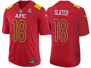 2017 Pro Bowl AFC New England Patriots 18 Matthew Slater Red Game Jersey 2017 Pro Bowl AFC New England Patriots 18 Matthew Slater Red Game Jersey