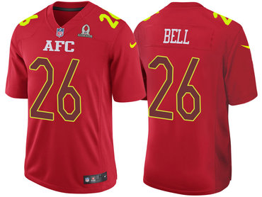 2017 Pro Bowl AFC Pittsburgh Steelers 26 Le'Veon Bell Red Game Jersey 2017 Pro Bowl AFC Pittsburgh Steelers 26 Le'Veon Bell Red Game Jersey