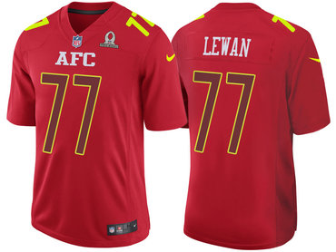2017 Pro Bowl AFC Tennessee Titans 77 Taylor Lewan Red Game Jersey 2017 Pro Bowl AFC Tennessee Titans 77 Taylor Lewan Red Game Jersey