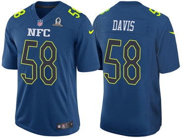 2017 Pro Bowl NFC Carolina Panthers 58 Thomas Davis Navy Game Jersey 2017 Pro Bowl NFC Carolina Panthers 58 Thomas Davis Navy Game Jersey