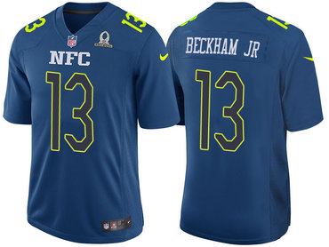2017 Pro Bowl NFC New York Giants 13 Odell Beckham Jr Navy Game Jersey 2017 Pro Bowl NFC New York Giants 13 Odell Beckham Jr Navy Game Jersey