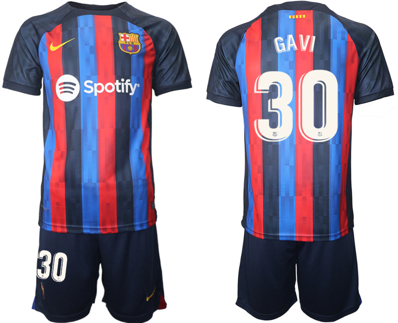2022-23 Men's Barcelona home 30# GAVI Jersey 2022-23 Men's Barcelona home 30# GAVI Jersey