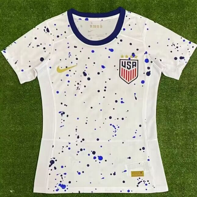 23-24 Women USA Soccer Home Jersey(email us the player name and number ) 23-24 Women USA Soccer Home Jersey(email us the player name and number )