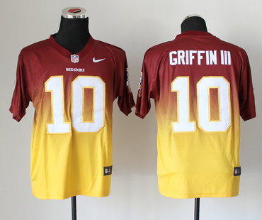 2013 NFL Nlike Washington Redskins #10  Robert Griffin III Drift Fashion II Elite Jerseys