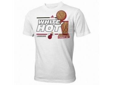 3 nba champions miami heat white T-Shirt