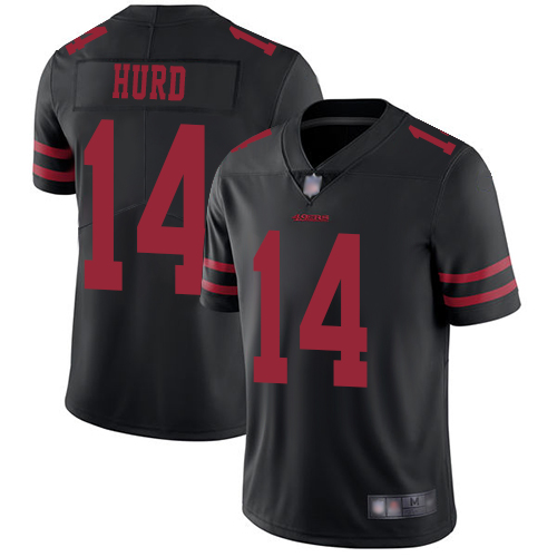 49ers #14 Jalen Hurd Black Alternate Youth Stitched Football Vapor Untouchable Limited Jersey 49ers #14 Jalen Hurd Black Alternate Youth Stitched Football Vapor Untouchable Limited Jersey