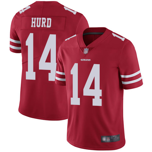 49ers #14 Jalen Hurd Red Team Color Youth Stitched Football Vapor Untouchable Limited Jersey 49ers #14 Jalen Hurd Red Team Color Youth Stitched Football Vapor Untouchable Limited Jersey