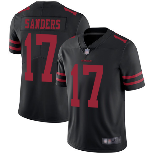 49ers #17 Emmanuel Sanders Black Alternate Youth Stitched Football Vapor Untouchable Limited Jersey 49ers #17 Emmanuel Sanders Black Alternate Youth Stitched Football Vapor Untouchable Limited Jersey