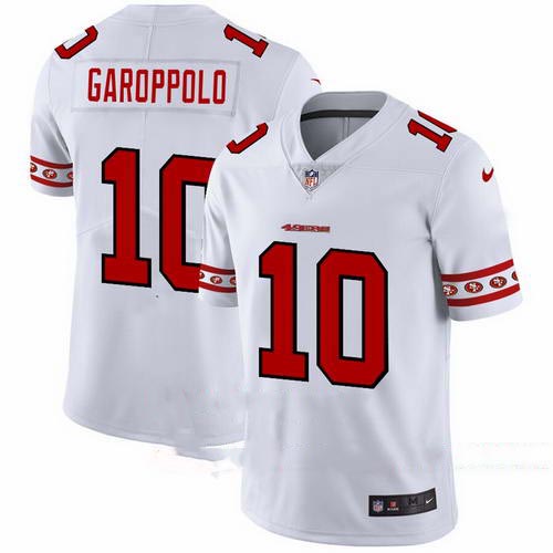 49ers 10 Jimmy Garoppolo White 2019 New Vapor Untouchable Limited Jersey
