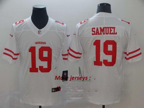 49ers 19 Deebo Samuel White Vapor Untouchable Limited Jesey