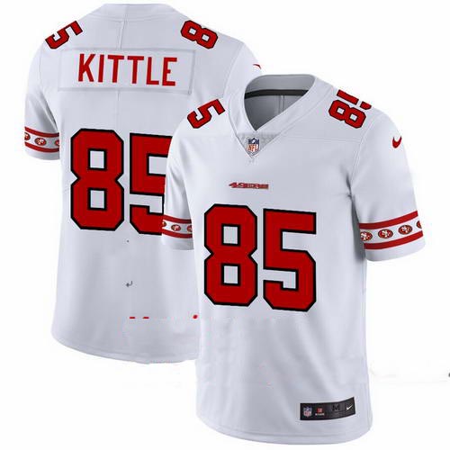 49ers 85 George Kittle White 2019 New Vapor Untouchable Limited Jersey