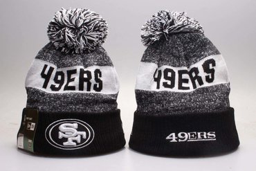 49ers Fresh Logo Winter Fashion Knit Hat YP