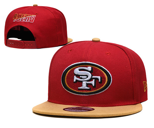 49ers Red Snapback Hat --TX