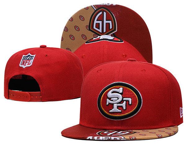 49ers Red Snapback Hat--GS