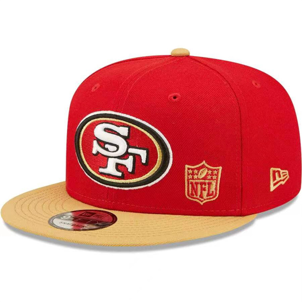 49ers Red Snapback Hat--XLH