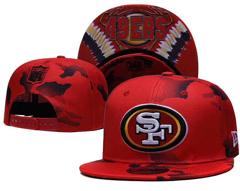 49ers Snapback Hat Red--YD