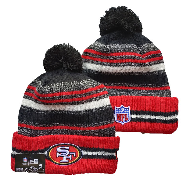 49ers Team Logo Pom Knit Hat YD