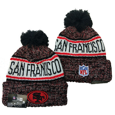 49ers Team Logo Pom Knit Hat YD