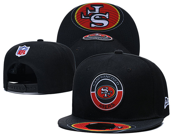 49ers Team Logos Adjustable Black Hat 2 SG