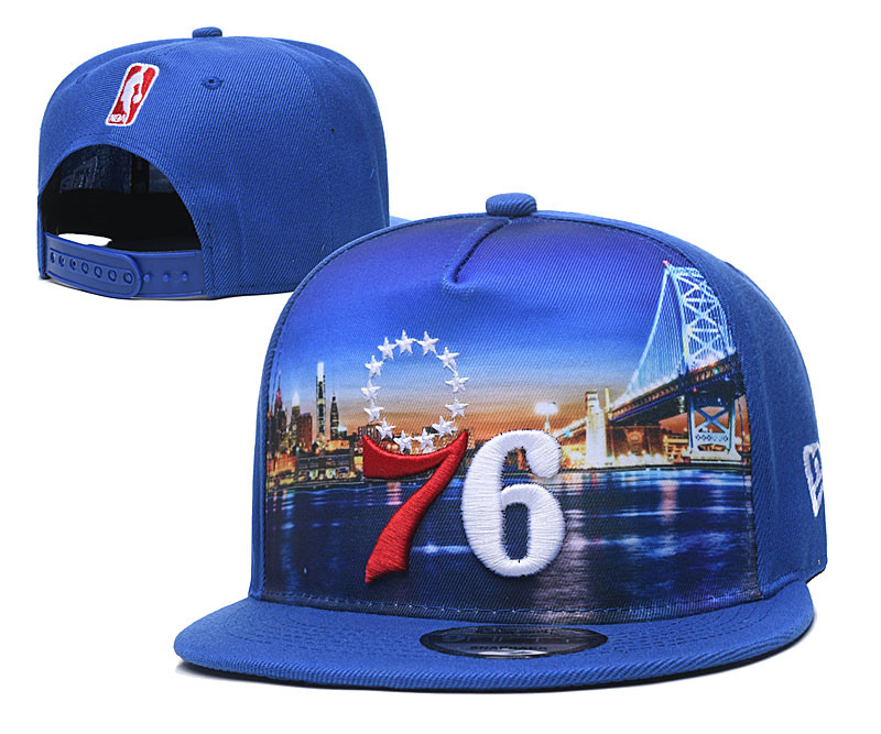 76ers Team Logos Adjustable Hat YD 1