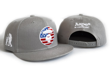 AAPE By A Bathing Ape Apunvs USA Flag Gray Adjustbable Hat gay