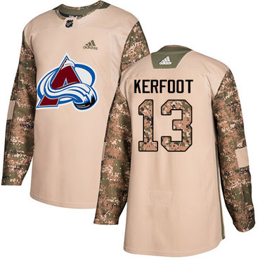 Adidas Avalanche #13 Alexander Kerfoot Camo Authentic 2017 Veterans Day Stitched NHL Jersey Adidas Avalanche #13 Alexander Kerfoot Camo Authentic 2017 Veterans Day Stitched NHL Jersey