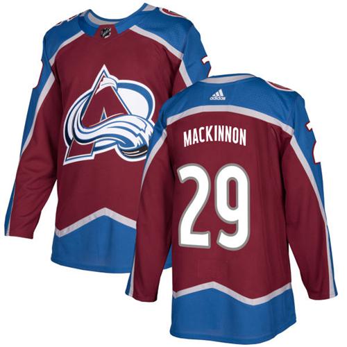 Adidas Avalanche #29 Nathan MacKinnon Burgundy Home Authentic Stitched Youth NHL Jersey Adidas Avalanche #29 Nathan MacKinnon Burgundy Home Authentic Stitched Youth NHL Jersey