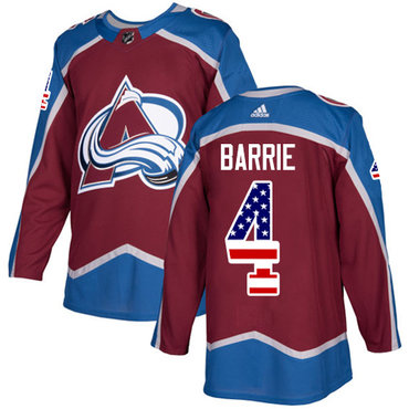Adidas Avalanche #4 Tyson Barrie Burgundy Home Authentic USA Flag Stitched Youth NHL Jersey Adidas Avalanche #4 Tyson Barrie Burgundy Home Authentic USA Flag Stitched Youth NHL Jersey