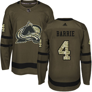 Adidas Avalanche #4 Tyson Barrie Green Salute to Service Stitched Youth NHL Jersey Adidas Avalanche #4 Tyson Barrie Green Salute to Service Stitched Youth NHL Jersey
