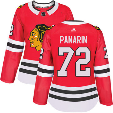 Adidas Blackhawks #72 Artemi Panarin Red Home Authentic Women's Stitched NHL Jersey Adidas Blackhawks #72 Artemi Panarin Red Home Authentic Women's Stitched NHL Jersey