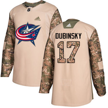 Adidas Blue Jackets #17 Brandon Dubinsky Camo Authentic 2017 Veterans Day Stitched Youth NHL Jersey Adidas Blue Jackets #17 Brandon Dubinsky Camo Authentic 2017 Veterans Day Stitched Youth NHL Jersey