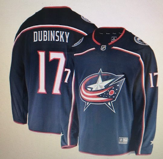 Adidas Blue Jackets #17 Brandon Dubinsky Navy Blue Home Stitched NHL Jersey Adidas Blue Jackets #17 Brandon Dubinsky Navy Blue Home Stitched NHL Jersey