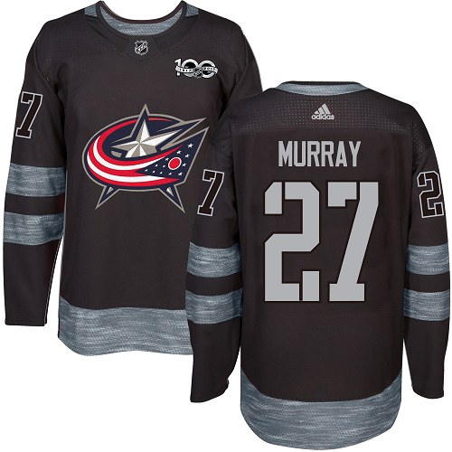 Adidas Blue Jackets #27 Ryan Murray Black 1917-2017 100th Anniversary Stitched NHL Jersey Adidas Blue Jackets #27 Ryan Murray Black 1917-2017 100th Anniversary Stitched NHL Jersey
