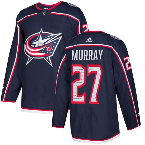 Adidas Blue Jackets #27 Ryan Murray Navy Blue Home Authentic Stitched NHL Jersey Adidas Blue Jackets #27 Ryan Murray Navy Blue Home Authentic Stitched NHL Jersey