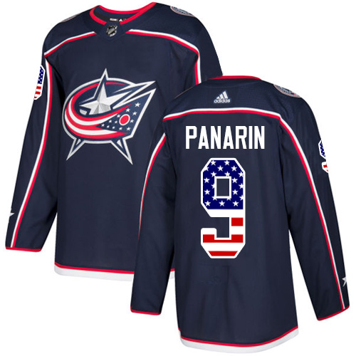 Adidas Blue Jackets #9 Artemi Panarin Navy Blue Home Authentic USA Flag Stitched Youth NHL Jersey Adidas Blue Jackets #9 Artemi Panarin Navy Blue Home Authentic USA Flag Stitched Youth NHL Jersey