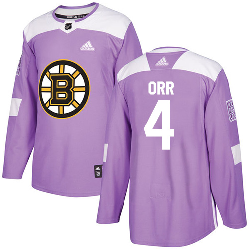 Adidas Bruins #4 Bobby Orr Purple Authentic Fights Cancer Youth Stitched NHL Jersey Adidas Bruins #4 Bobby Orr Purple Authentic Fights Cancer Youth Stitched NHL Jersey