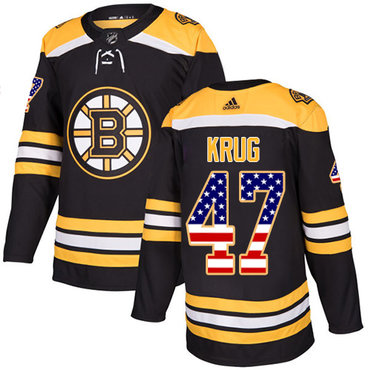 Adidas Bruins #47 Torey Krug Black Home Authentic USA Flag Youth Stitched NHL Jersey Adidas Bruins #47 Torey Krug Black Home Authentic USA Flag Youth Stitched NHL Jersey