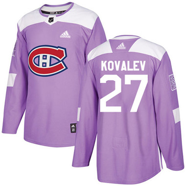 Adidas Canadiens #27 Alexei Kovalev Purple Authentic Fights Cancer Stitched NHL Jersey Adidas Canadiens #27 Alexei Kovalev Purple Authentic Fights Cancer Stitched NHL Jersey