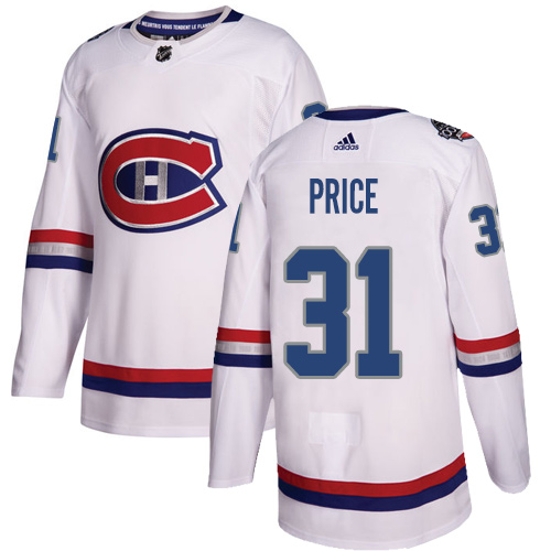 Adidas Canadiens #31 Carey Price White Authentic 2017 100 Classic Stitched NHL Jersey Adidas Canadiens #31 Carey Price White Authentic 2017 100 Classic Stitched NHL Jersey
