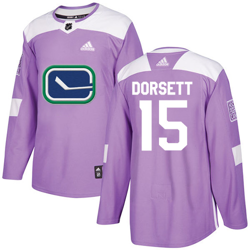 Adidas Canucks #15 Derek Dorsett Purple Authentic Fights Cancer Youth Stitched NHL Jersey Adidas Canucks #15 Derek Dorsett Purple Authentic Fights Cancer Youth Stitched NHL Jersey