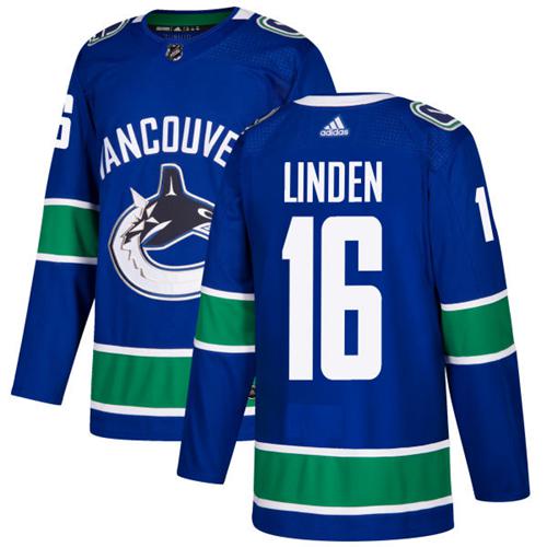 Adidas Canucks #16 Trevor Linden Blue Home Authentic Youth Stitched NHL Jersey Adidas Canucks #16 Trevor Linden Blue Home Authentic Youth Stitched NHL Jersey