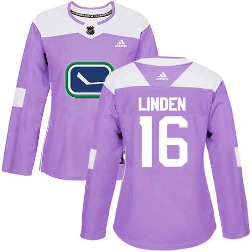 Adidas Canucks #16 Trevor Linden Purple Authentic Fights Cancer Women's Stitched NHL Jersey Adidas Canucks #16 Trevor Linden Purple Authentic Fights Cancer Women's Stitched NHL Jersey