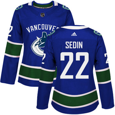 Adidas Canucks #22 Daniel Sedin Blue Home Authentic Women's Stitched NHL Jersey Adidas Canucks #22 Daniel Sedin Blue Home Authentic Women's Stitched NHL Jersey
